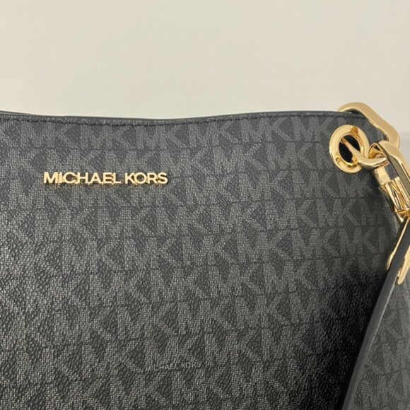 Michael Kors Trisha Large Logo Shoulder Bag - Picture 3 of 4